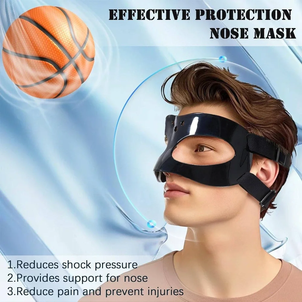 Adjustable‎ Nose Guard Face Mask for Broken Nose Sports Protection